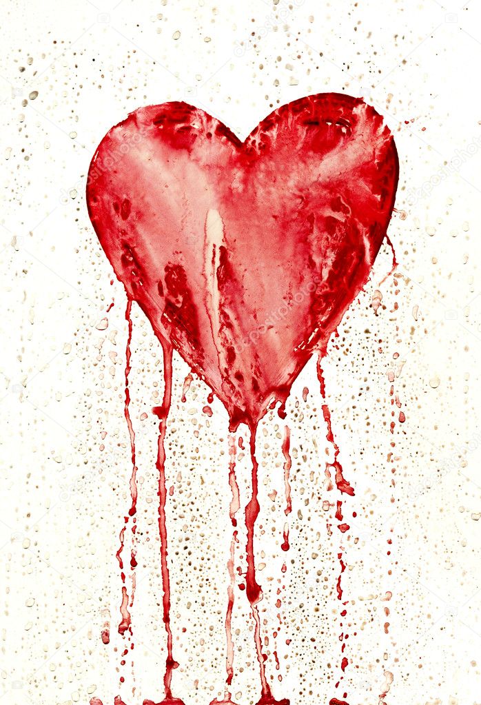 Broken heart - bleeding heart