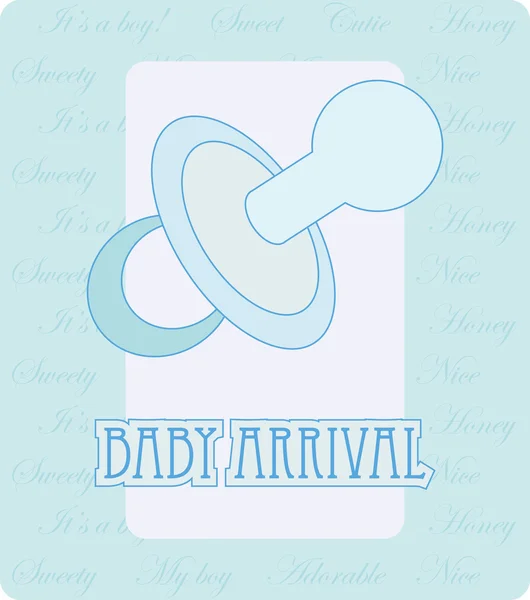 Baby arrival — Stock Vector