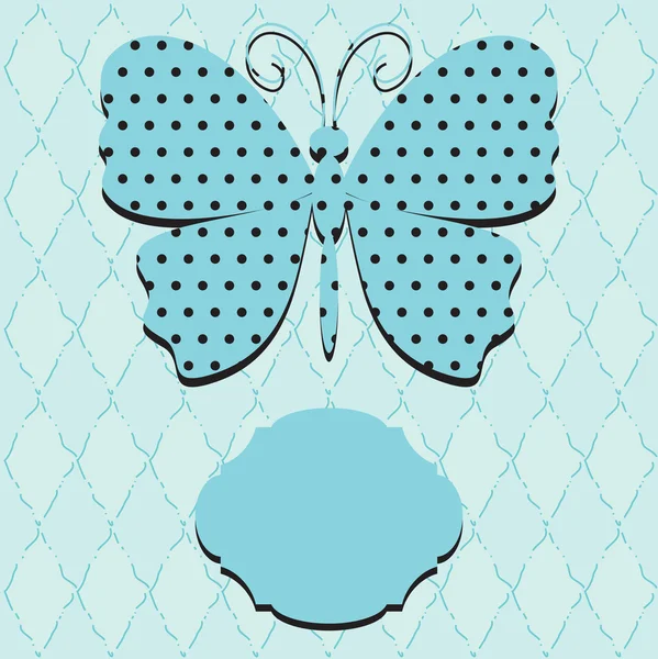 Carte bleue vierge — Image vectorielle
