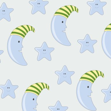 Moon and star clipart