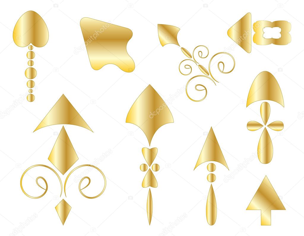 Golden arrows