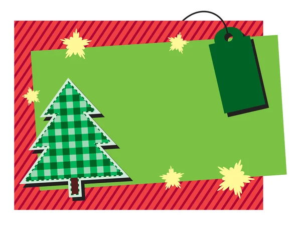 Χριστουγεννιάτικη κάρτα φορέα — Διανυσματικό Αρχείο