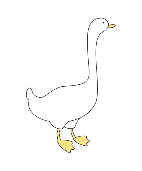 Ilustración de ganso — Vector de stock