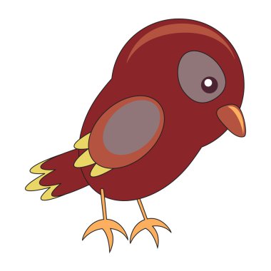 Cute sparrow clipart