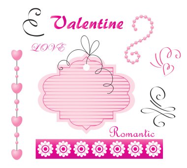 Digital set for Valentine's Day clipart