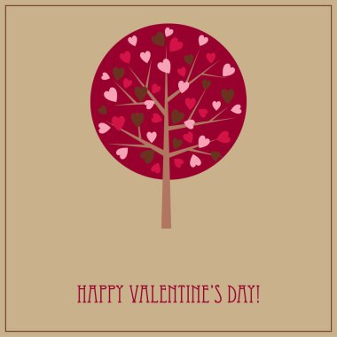 Valentine's Day card clipart