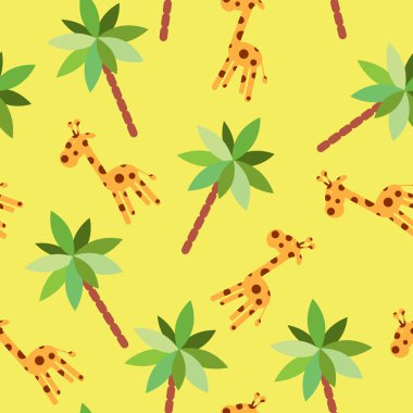 Seamless child pattern clipart