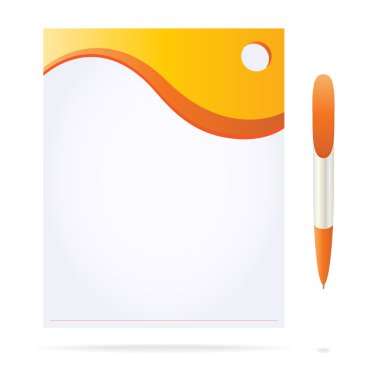 Blank paper clipart