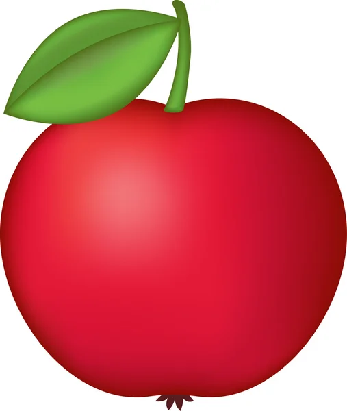 Apfel 3d — Stockvektor