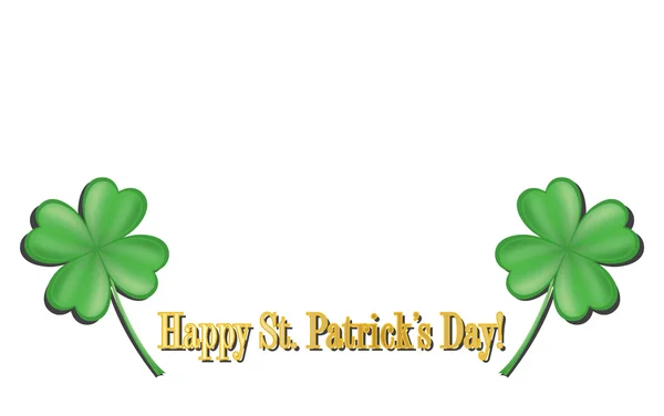Banner St.Patrick de dag — Stockvector