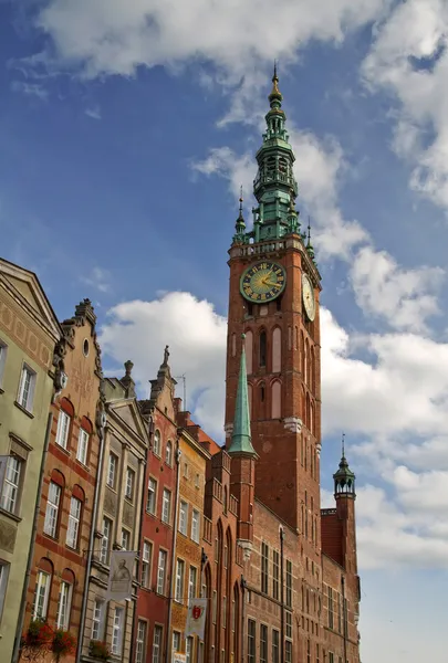 Старе місто в Гданську - Польща — стокове фото