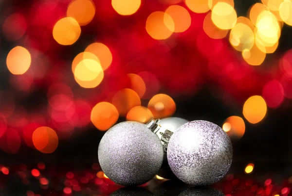 Різдво срібної кулі — стокове фото