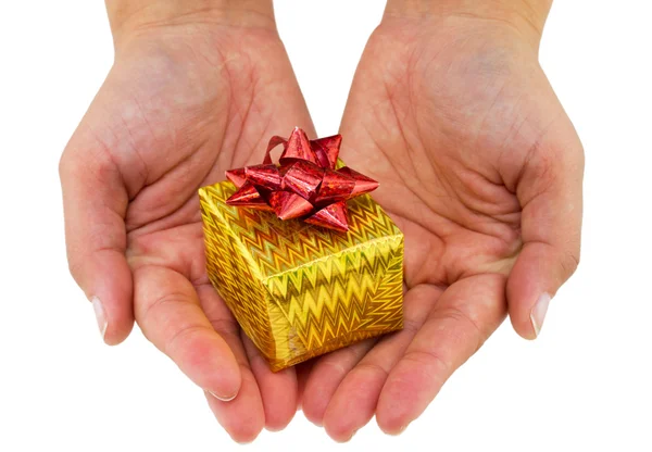 Small christmas gift — Stock Photo, Image