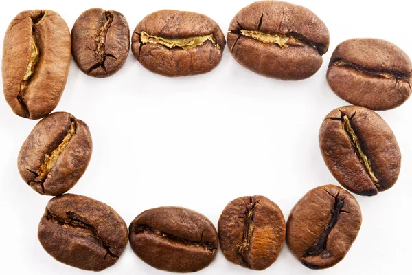 Marco granos de café — Foto de Stock