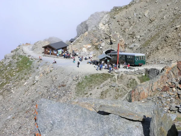 Трамвай du Mont Blanc — стокове фото