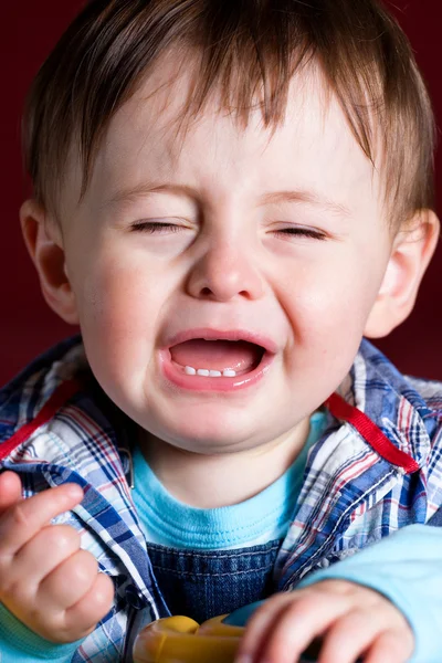 Stock image Crying baby boy