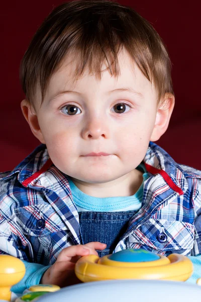 Close up child portrait — Stock Photo, Image