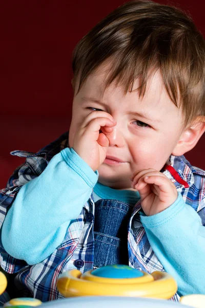 Crying baby boy — Stock Photo, Image