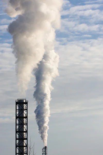 Przemysłowe dymu — Zdjęcie stockowe