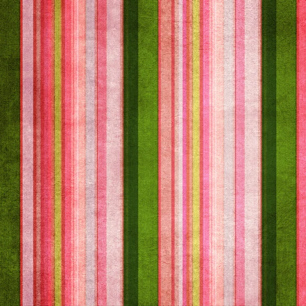 Vintage green and pink shabby colored striped background — Stock Photo, Image