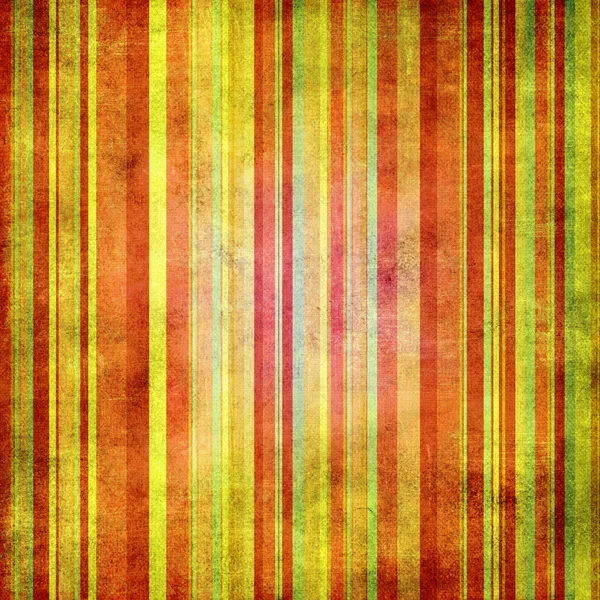 Винтажный желтый и красный шабби цветной полосатый фон — стоковое фото