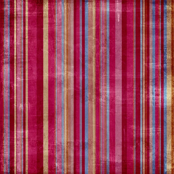 Ročník hnědé a růžové ošuntělý barevné pruhované pozadí — Stock fotografie