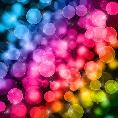 Beautiful abstract background of holiday lights clipart