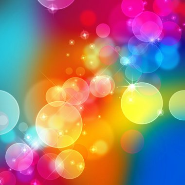 Beautiful abstract background of colors holiday lights clipart