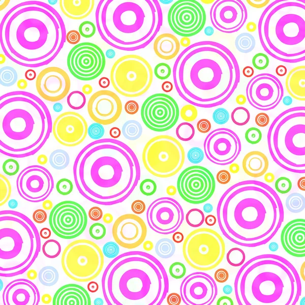 Colored Background Circles White — Stock Photo, Image