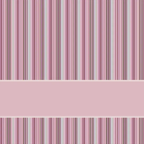 Fondo rayado púrpura, rosa y gris con banner, variable — Foto de Stock