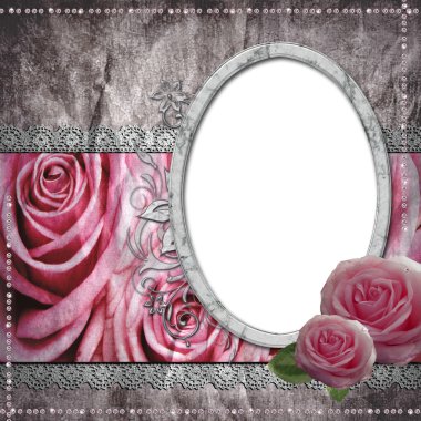 Wedding frame for photo clipart