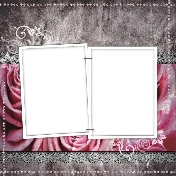 Wedding frame for photo — Stock Photo, Image