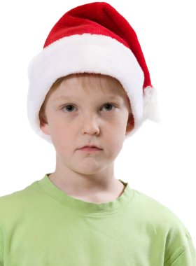 Santa boy clipart