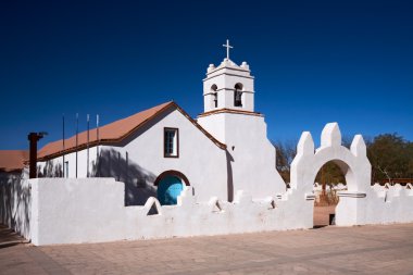 Church of San Pedro, a National Monument, San Pedro de Atacama, Chile clipart