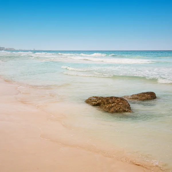 Stranden i cancun, Mexiko — Stockfoto