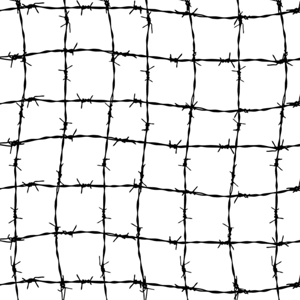 铁丝网的围栏 — 图库照片