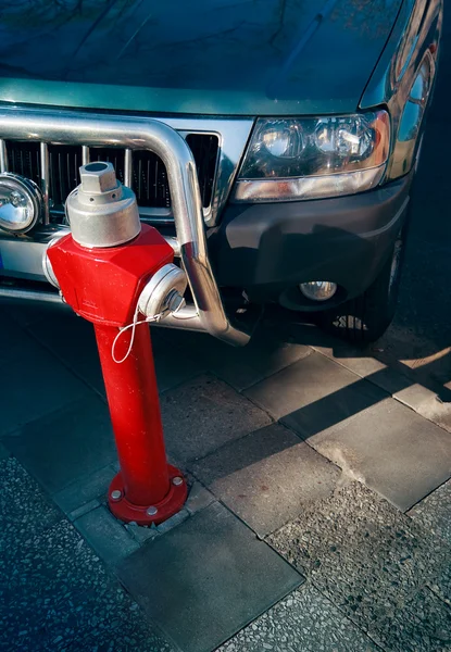 stock image Fire hydrant parking