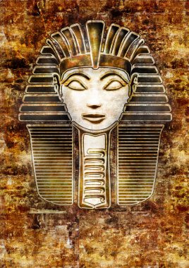 Sphinx Head - Hatshepsut clipart