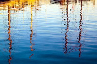 Water reflections clipart