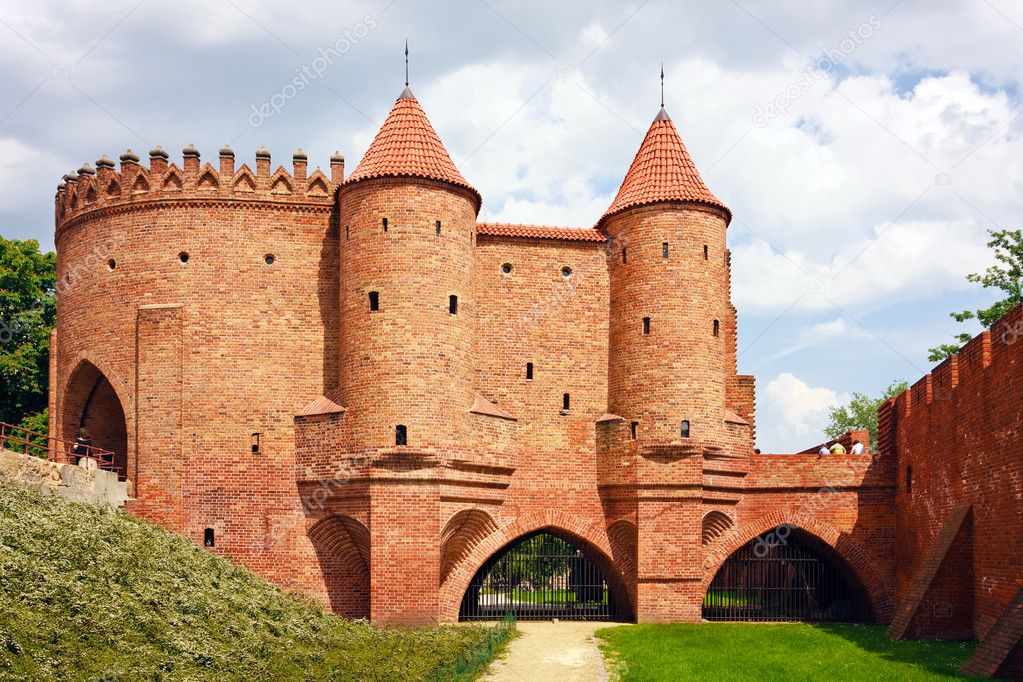 Barbican - Fortified medieval outpost - Warsaw / Poland