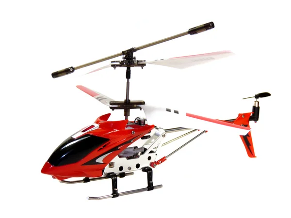 stock image Model radio-controlled helicopter isolated on a white background