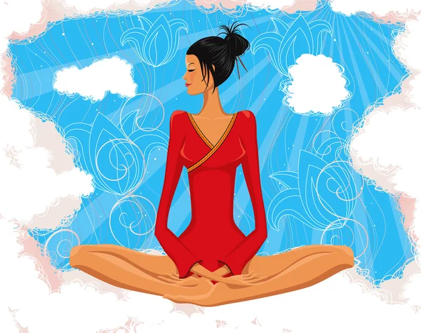 Медитація — стоковий вектор