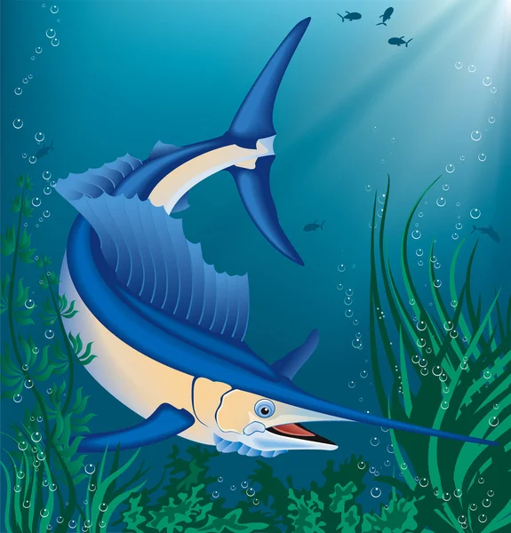Marlin ! — Image vectorielle