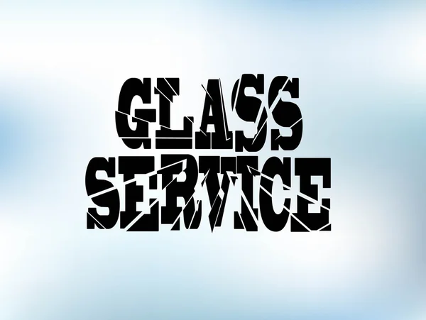 Vetor de serviço de vidro —  Vetores de Stock