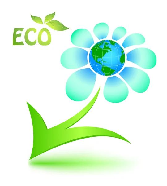 Symbol ekologiczny matki ziemi — Wektor stockowy