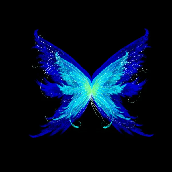 Abstract glamour butterfly — Stock Photo, Image