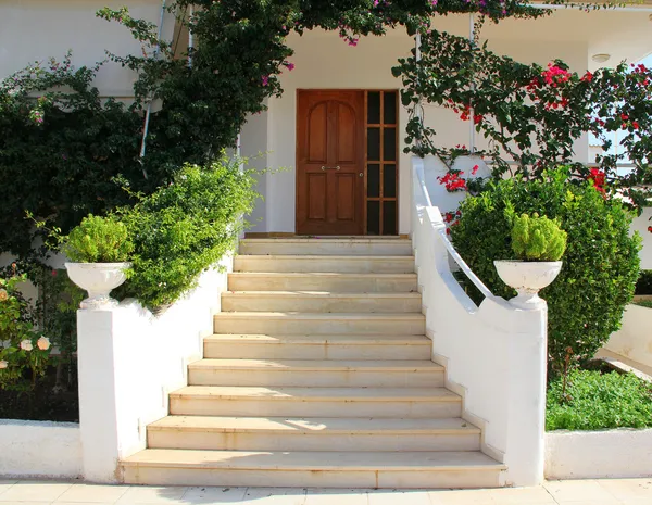 Elegante porta d'ingresso della casa . — Foto Stock