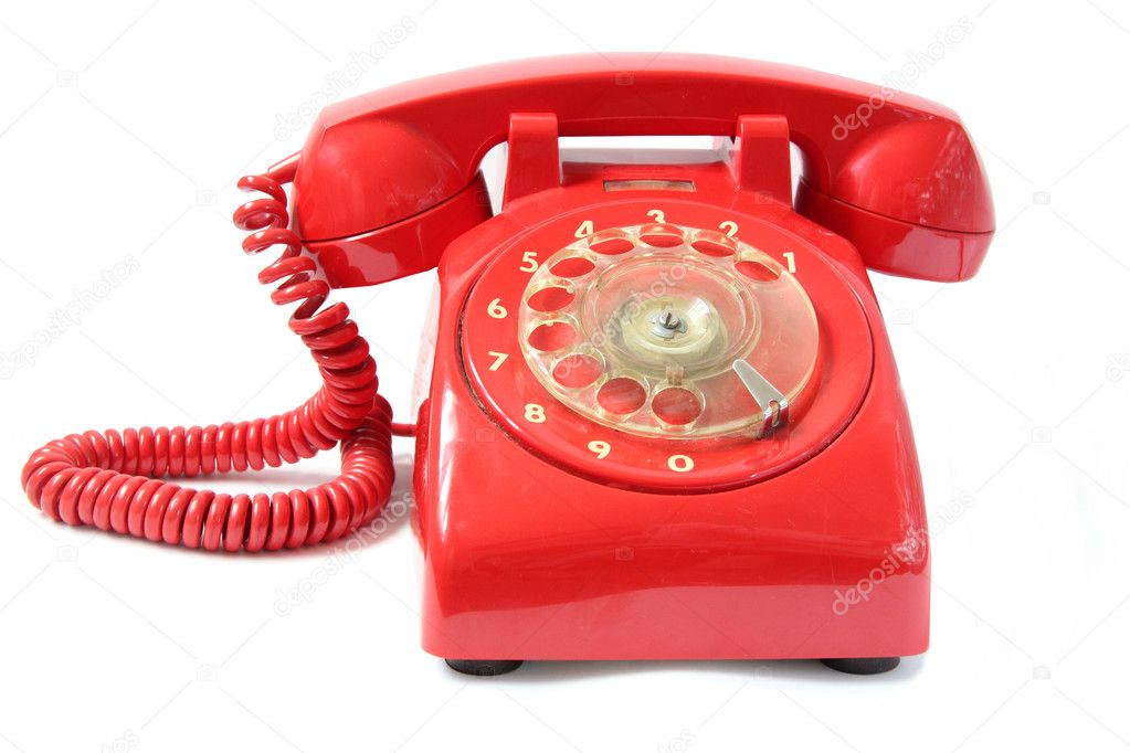 Vintage red phone