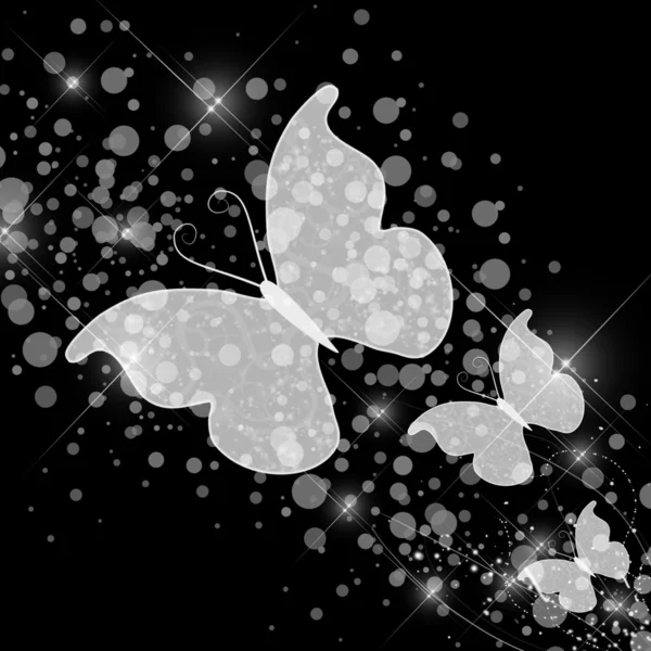 抽象魅力蝴蝶 — 图库照片