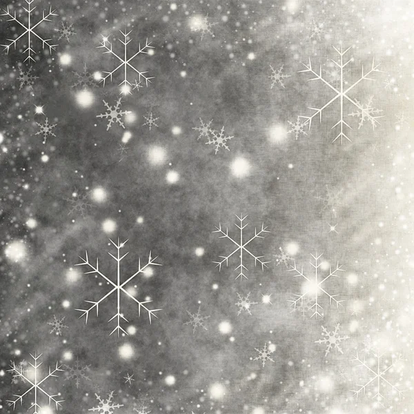 Abstracte achtergrond met grunge sneeuwvlokken — Stockfoto